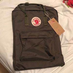 Fjallraven Kanken Laptop Size Backpack Army Green